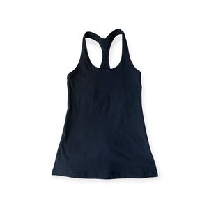 lululemon cool racerback tank size 6 navy